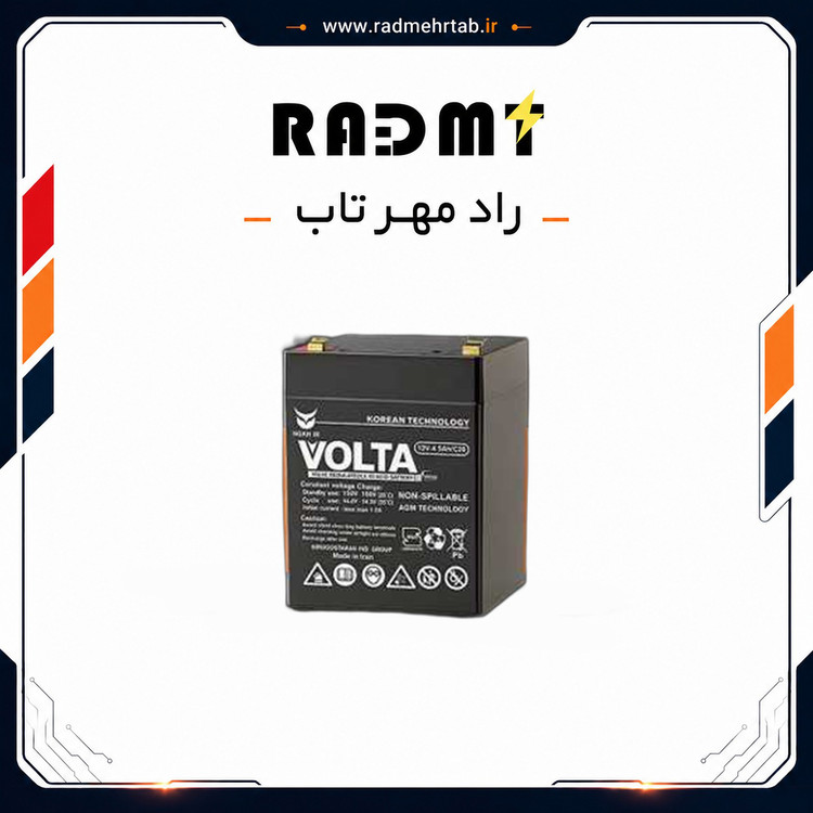 باتری یو پی اس ۱۲ ولت 4.5 آمپر ساعت VOLTA
