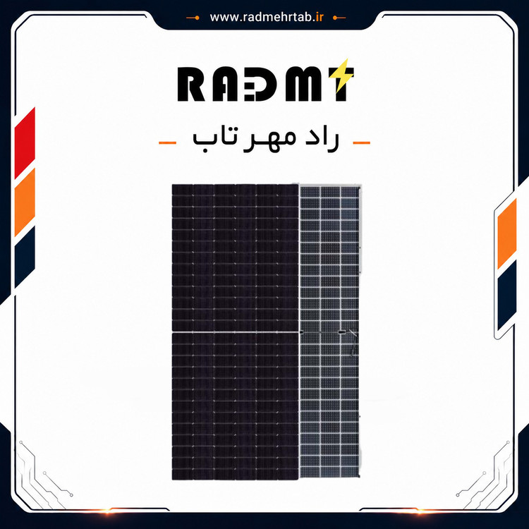 پنل خورشیدی 620 وات مونو کریستال مدل بایفشیال N-Type برند JINKO